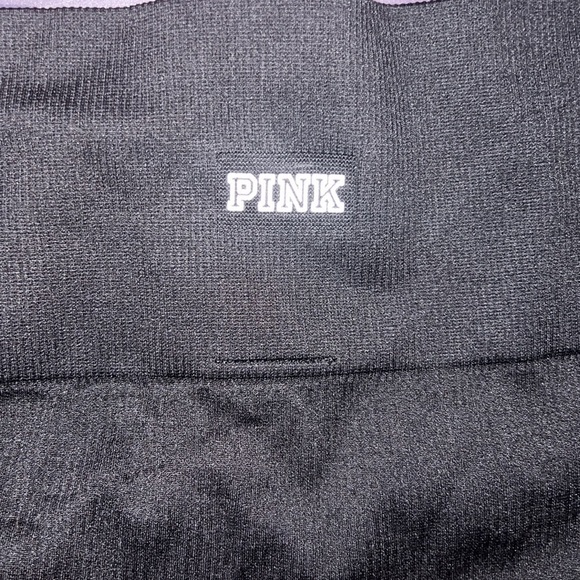 PINK Victoria’s Secret Cool & Comfy Black Mesh Patterned calf & Thigh Size Small - Picture 10 of 10